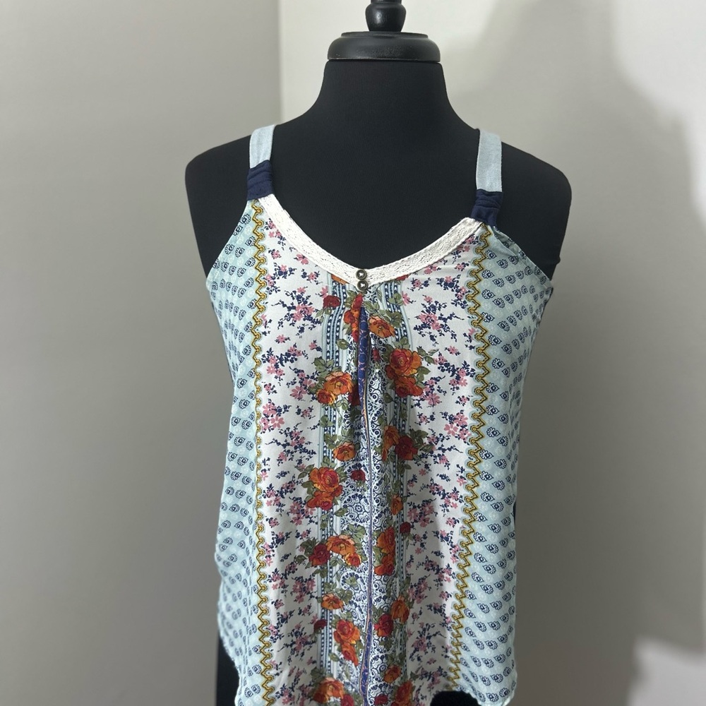 Rewind Multicolor Floral Tank Top